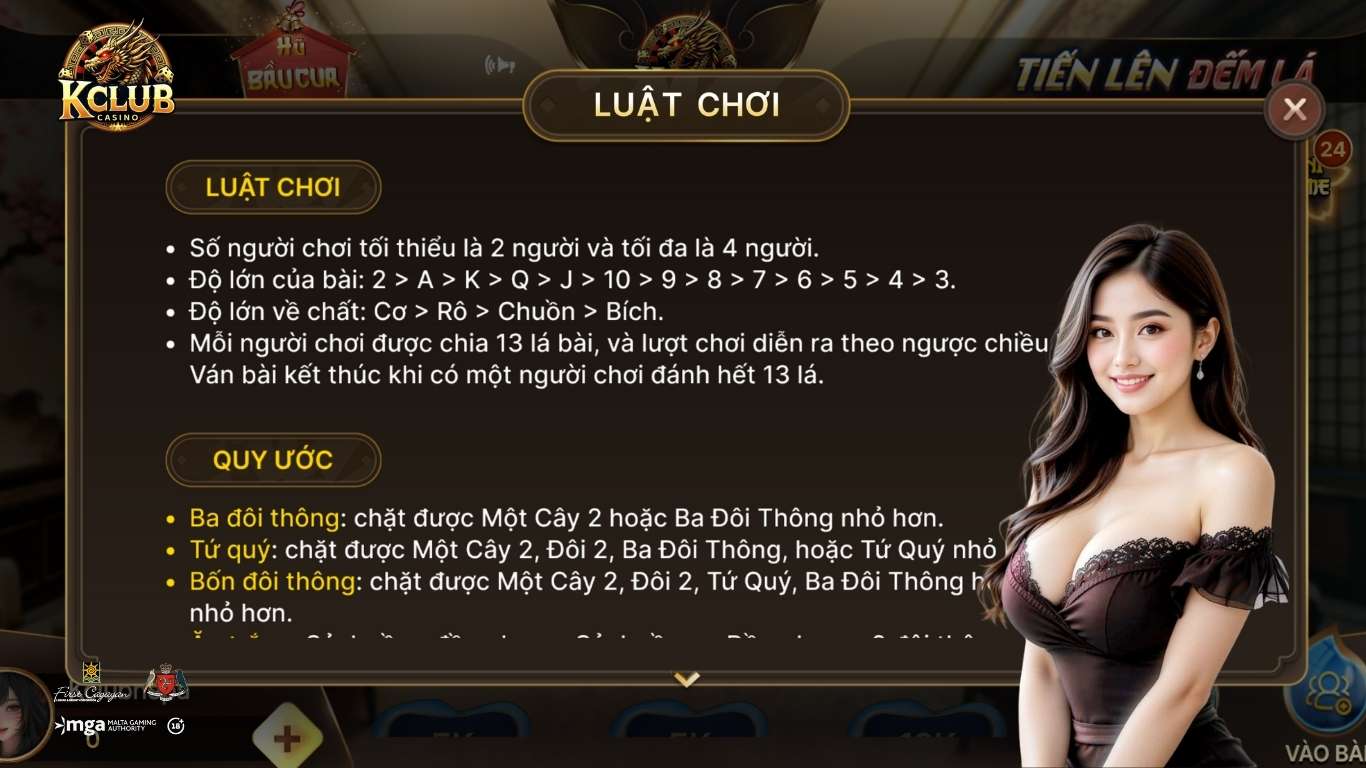 Cách chơi đánh bài tiến lên ở cổng game Kclub