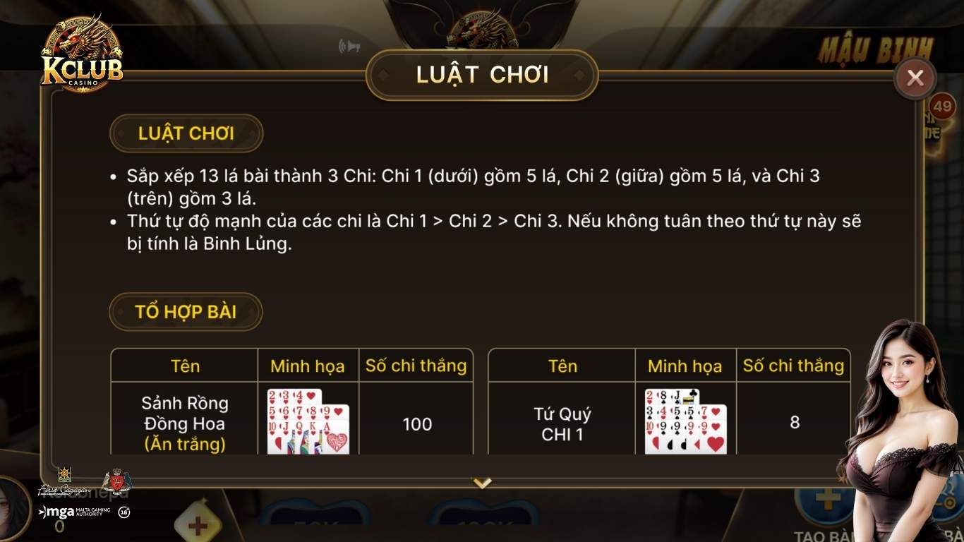 Học lỏm bí kíp cách đánh bài Mậu Binh Kclub