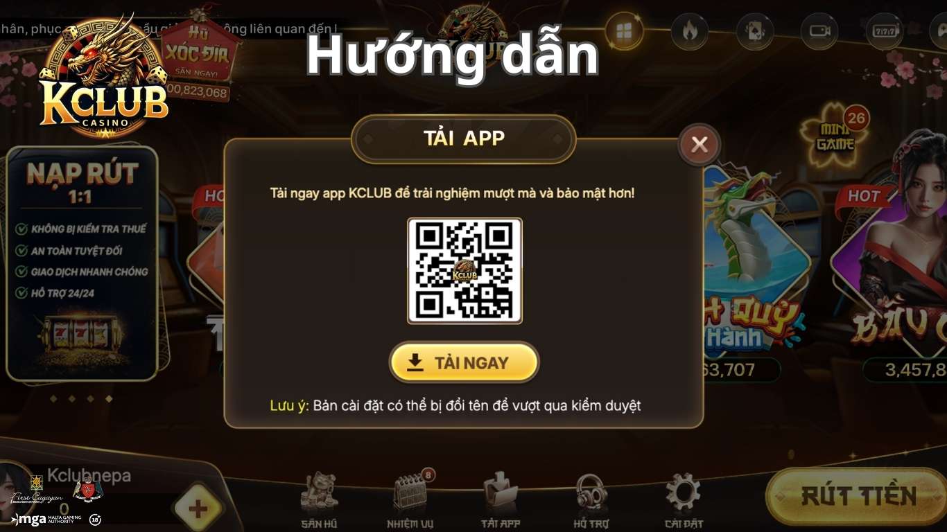 Hướng dẫn tải app Kclub nhanh chóng